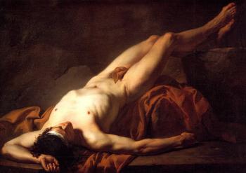 雅尅-路易 大衛 Nude Study of Hector